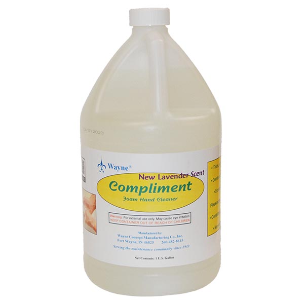 COMPLIMENT FOAM HAND CLEANER, 1GAL The Janitors Supply Co., Inc.