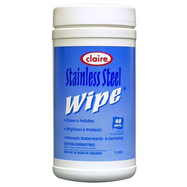 CLAIRE STAINLESS STEEL WIPES