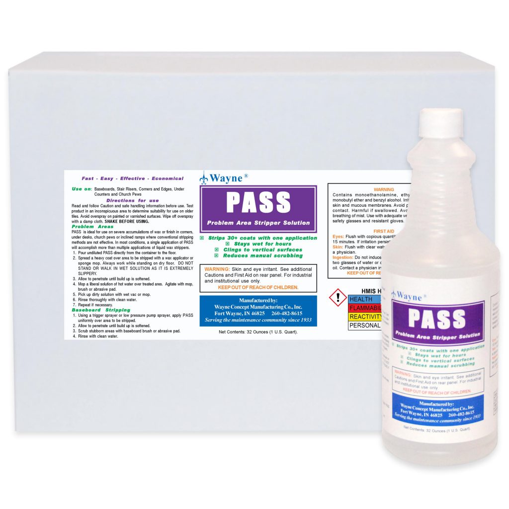 PASS BASEBOARD STRIPPER The Janitors Supply Co., Inc.