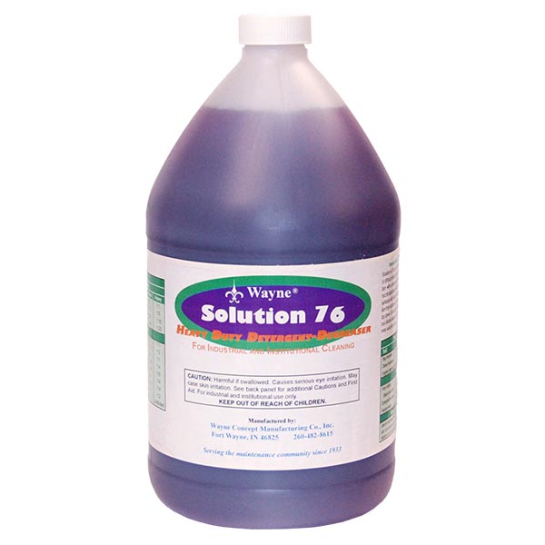 SOLUTION 76 BUTYL CLEANER DEGREASER The Janitors Supply Co., Inc.