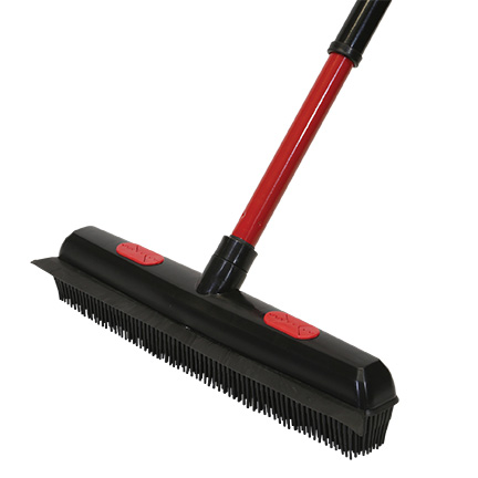 Rubber Broom Hand Push Sweeper Broom Floor Wiper Mop Squeegee Floor  Cleaning Scraper Floor Sweeping Brush