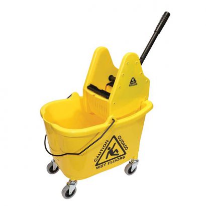 Lavex Janitorial 36 Quart Mop Bucket & Wringer Combo – Grey, Made In USA